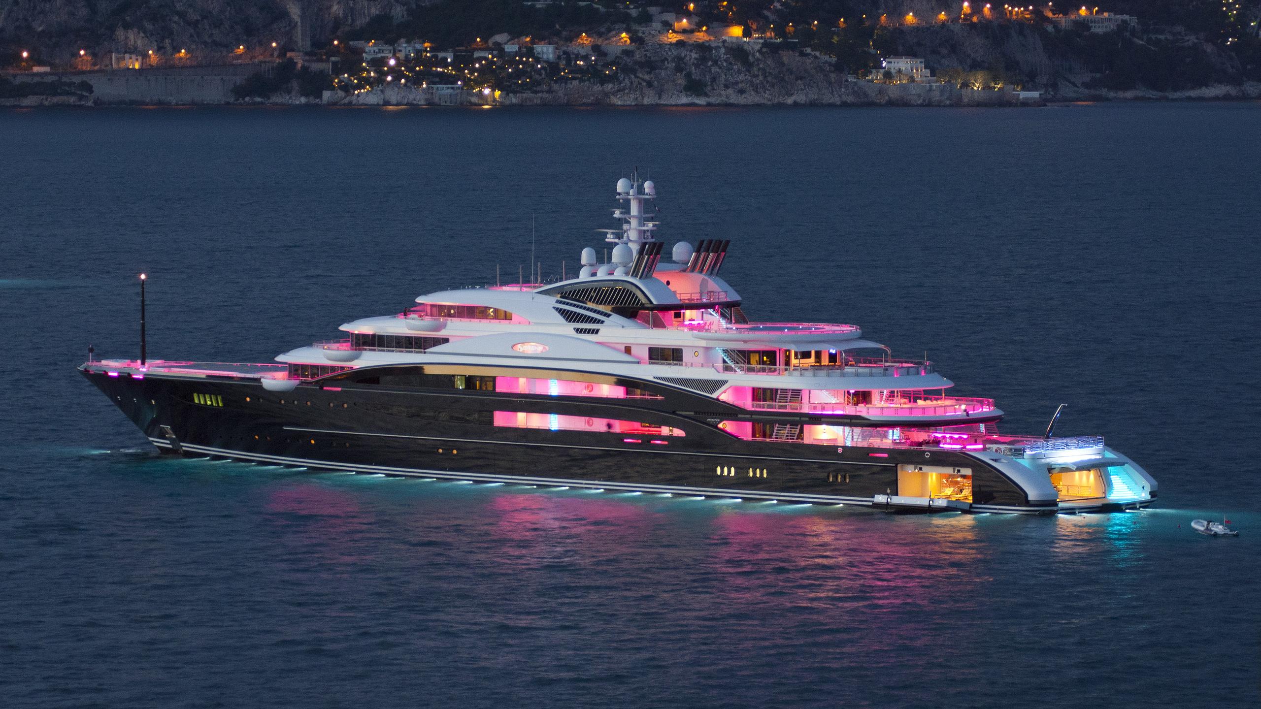 Who owns the world's most expensive yacht? 57